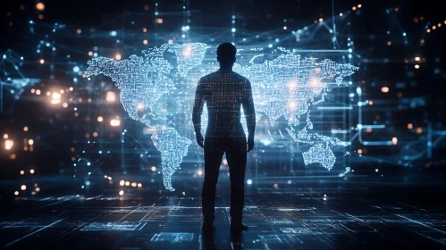 Global Connectivity: Man and Digital World