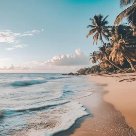 Coastal Paradise: A Peaceful Beach View