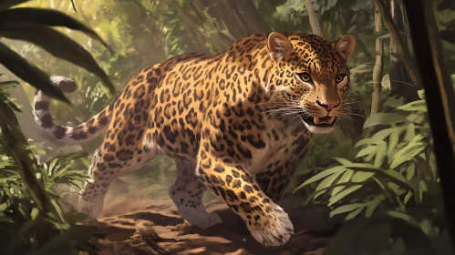 Wild Leopard Portrait