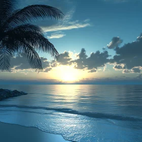 Peaceful Seaside View at Dusk