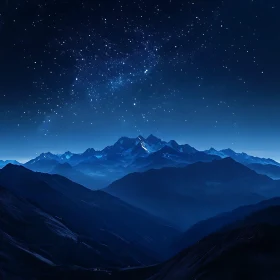 Mountains Under the Stars
