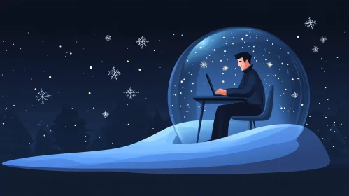 Isolated Winter Workstation Concept