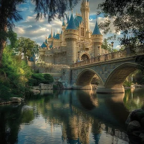 Majestic Castle Over Water
