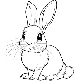 Monochrome Rabbit Sketch