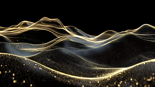 Abstract Golden Particle Waves