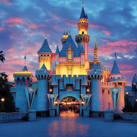 Fairytale Castle at Dusk