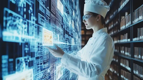 Chef and Holographic Display