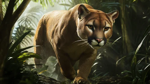Mountain Lion Jungle Stroll