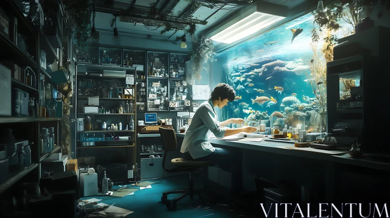 Aquatic research in the lab