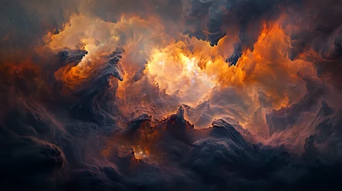 Abstract Nebula: Cosmic Cloud Formation