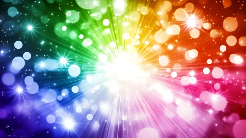 Colorful Bokeh Lights Explosion
