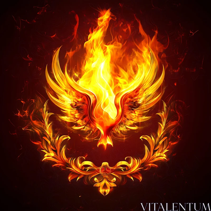 Phoenix Rising Digital Artwork