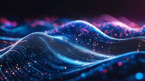 Flowing Particle Waves