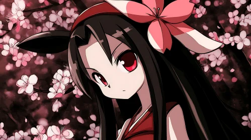 Cherry Blossom Anime Art