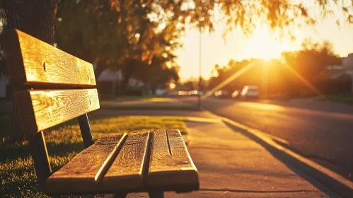 Golden Hour Bench