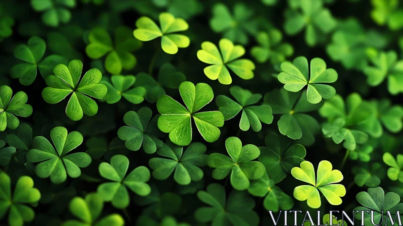 Serene Clover Abundance in Soft Light