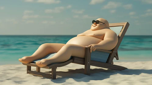 Beach Relaxation Scene