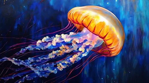 Underwater Jellyfish Art