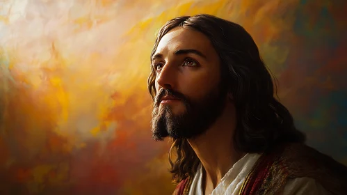 Contemplative Man in Divine Light