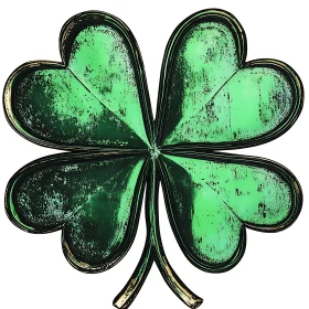 Four Leaf Clover Illustration