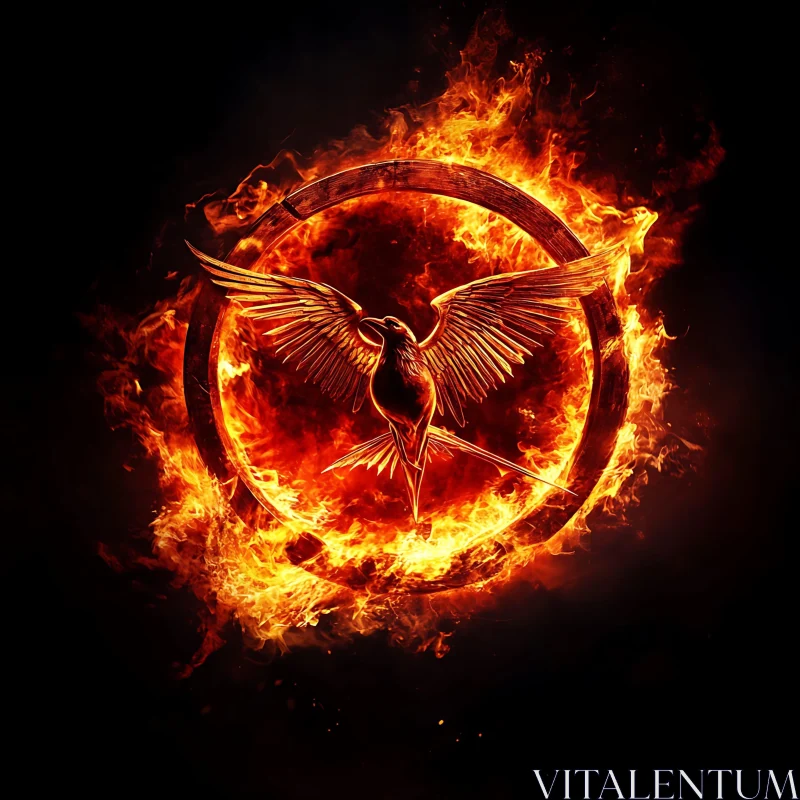 Phoenix Ablaze: Emblem of Fire and Renewal