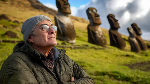 Easter Island Moai Statues Gaze