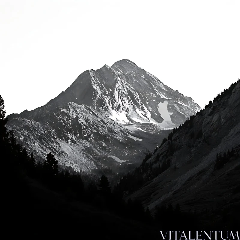 Snow-Capped Peaks: A Mountainous Vista