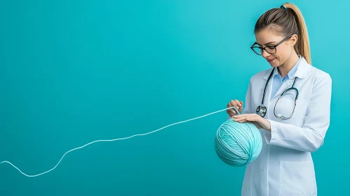 Yarn Therapy: Doctor's Knitting Break