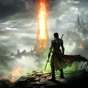 Fantasy Warrior and the Tower