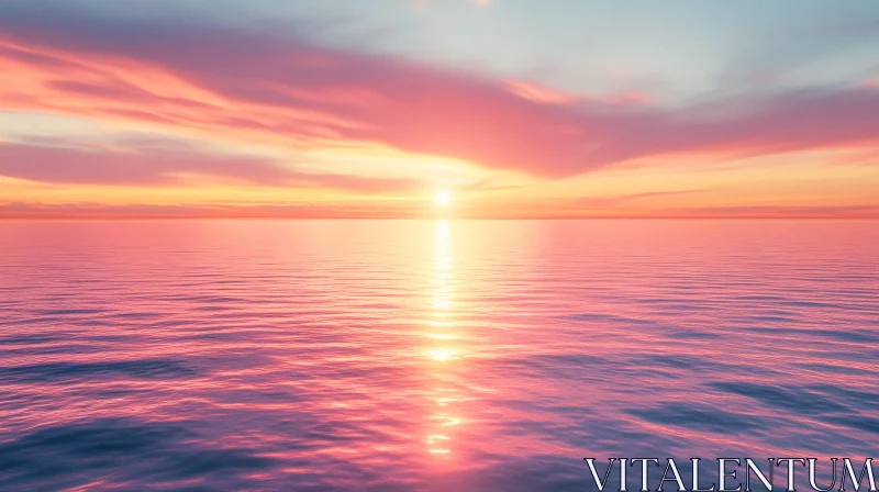 Tranquil Ocean Sunset