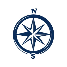 Classic Compass Rose Graphic