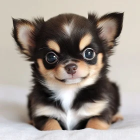 Charming Chihuahua Puppy Portrait