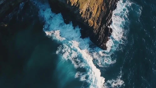 Coastal Cliffs and Ocean Waves