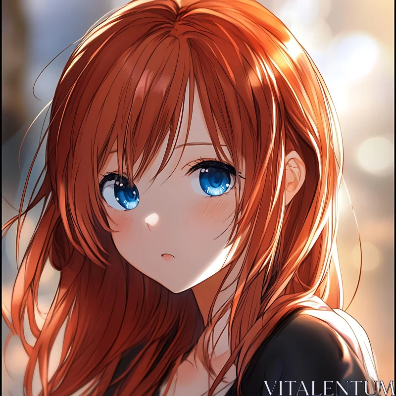 AI ART Anime Girl Portrait