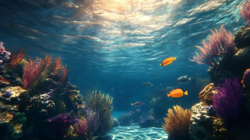 Peaceful Marine Life Scene