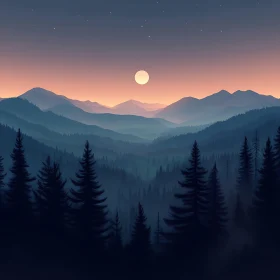 Twilight in the Mountains