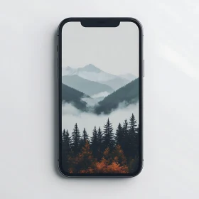 Misty Mountains and Forest Screen