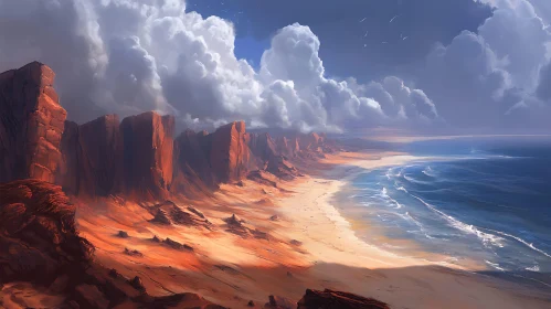 Coastal Cliffs and Ocean Scenery
