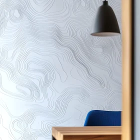 Textured Interior Wall with Lamp