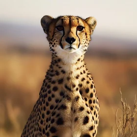 Cheetah Stare: A Wild Cat Portrait