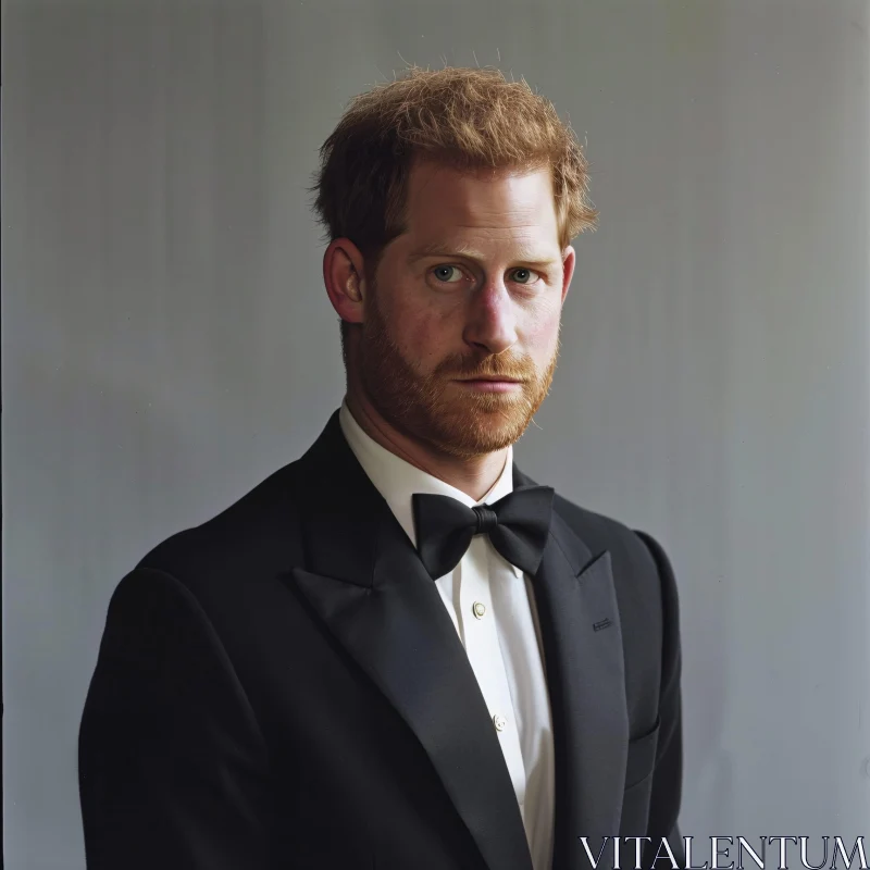 AI ART Prince Harry Formal Portrait