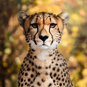 Cheetah Face Close-up