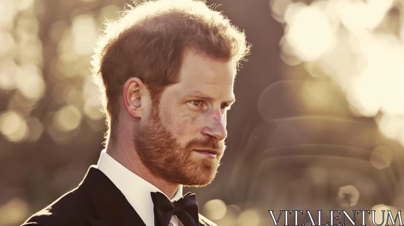 Outdoor Portrait of Prince Harry AI Image