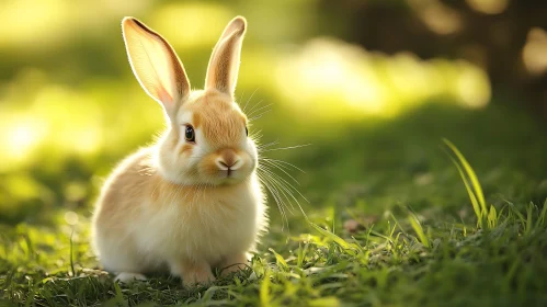 Rabbit Portrait in Natural Light