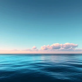 Calm Sea and Sky