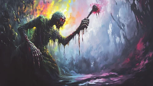 Undead Horror: A Zombie's Grasp
