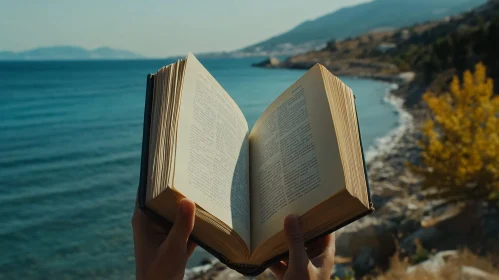 Open Book by the Sea