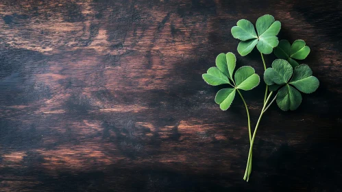 Four-Leaf Clover Still Life