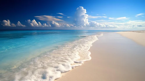 Coastal Calm: Beach and Sky