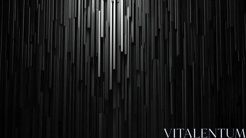 AI ART Dark Vertical Lines Abstract Design